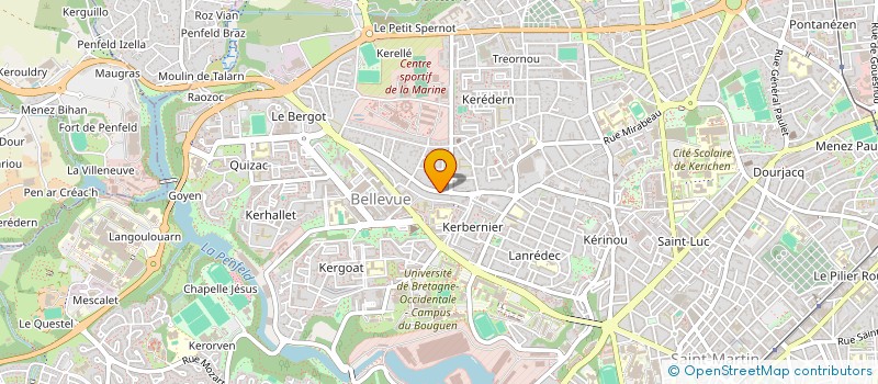 localisation de l'entreprise MONSIEUR COFFI AFFANOU à BREST