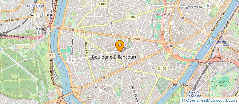 localisation de l'entreprise MONSIEUR COHEN HUBERT à BOULOGNE-BILLANCOURT