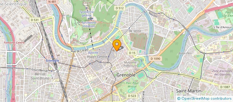 localisation de l'entreprise MONSIEUR COLAS GENERAU à GRENOBLE