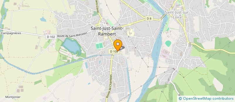 localisation de l'entreprise MONSIEUR COLAS MOREL  SAINT-JUST-SAINT-RAMBERT