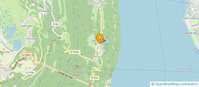 localisation de l'entreprise MONSIEUR COLAS MORIN  LA CHAPELLE-DU-MONT-DU-CHAT