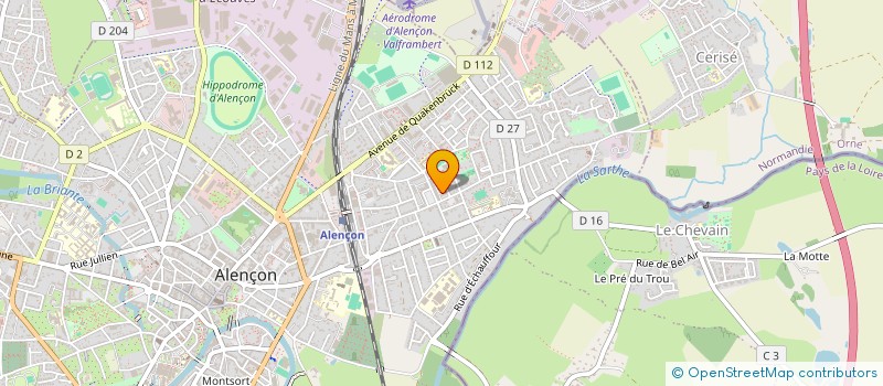 localisation de l'entreprise MONSIEUR COLAS TAILLEBOSQ à ALENCON