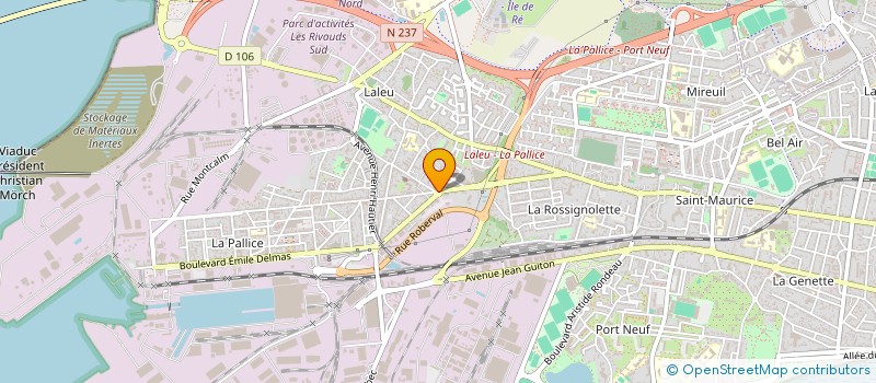 localisation de l'entreprise MONSIEUR COLAS TANCHOUX  LA ROCHELLE