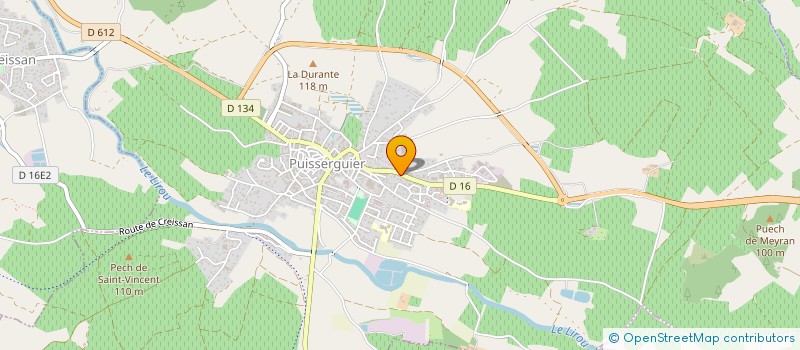 localisation de l'entreprise MONSIEUR COLETTE SYLVESTRE  PUISSERGUIER