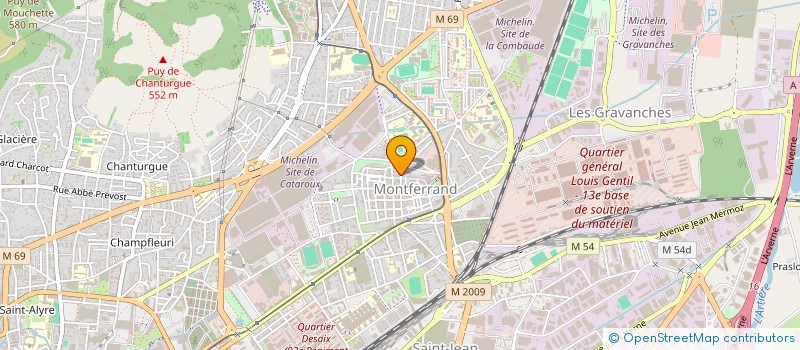 localisation de l'entreprise MONSIEUR COLIN BALLON  CLERMONT-FERRAND