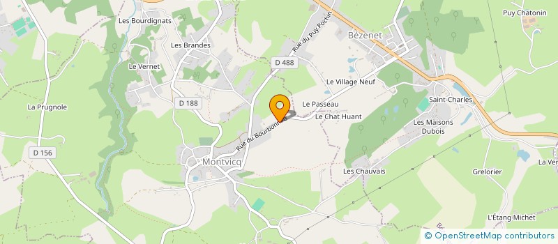 localisation de l'entreprise MONSIEUR COLIN BARBIER  MONTVICQ