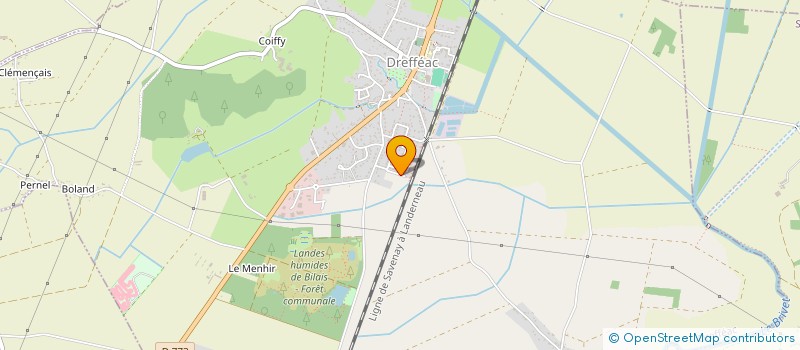 localisation de l'entreprise MONSIEUR COLIN BARBIER  DREFFEAC