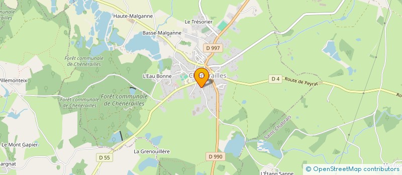 localisation de l'entreprise MONSIEUR COLIN BARROW à CHENERAILLES