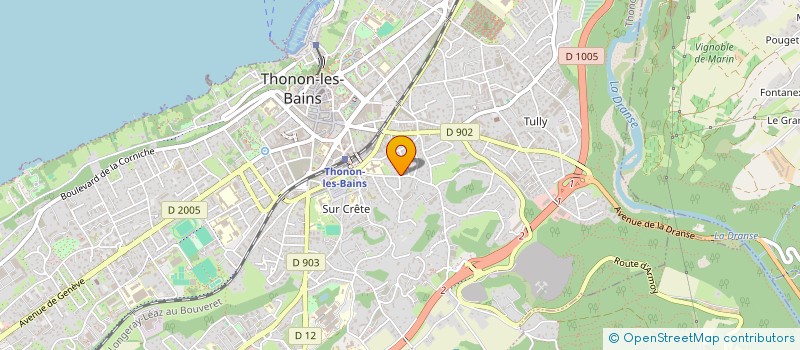 localisation de l'entreprise MONSIEUR COLIN BELLANGER à THONON-LES-BAINS