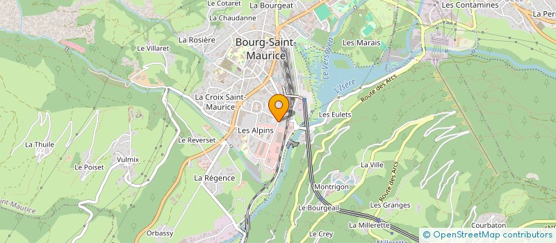 localisation de l'entreprise MONSIEUR COLIN BLACK  BOURG-SAINT-MAURICE