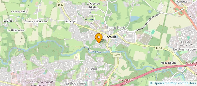 localisation de l'entreprise MONSIEUR COLIN BLAIN à ORVAULT