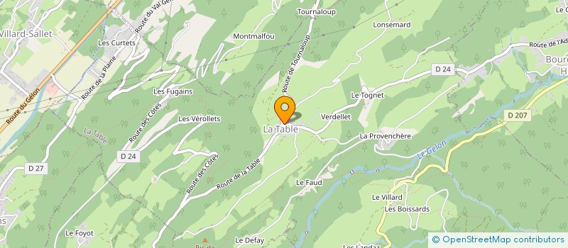 localisation de l'entreprise MONSIEUR COLIN BOLK  LA TABLE