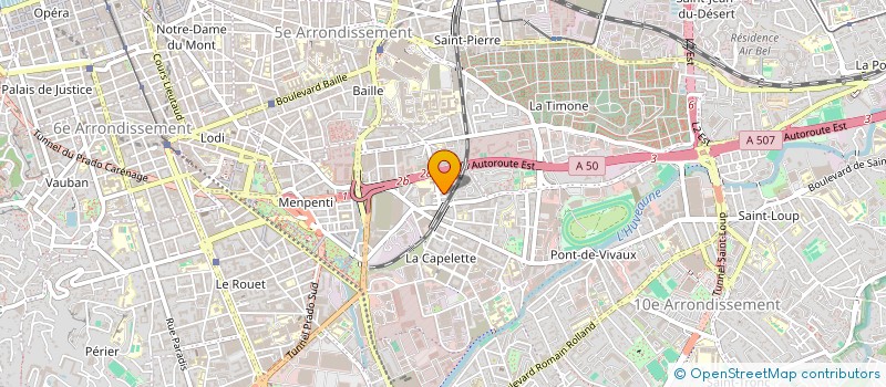 localisation de l'entreprise MONSIEUR COLIN BONDET DE LA BERNARDIE  MARSEILLE