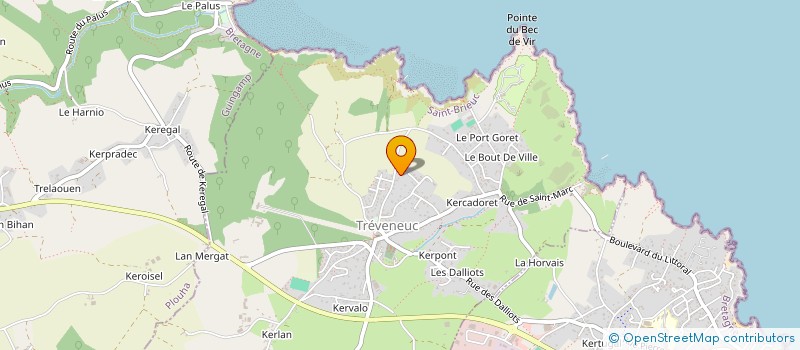 localisation de l'entreprise MONSIEUR COLIN BOURGEOIS  TREVENEUC