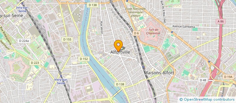localisation de l'entreprise MONSIEUR COLIN BRIGATO à ALFORTVILLE