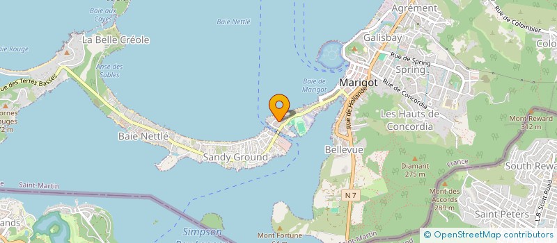 localisation de l'entreprise MONSIEUR COLIN CANN  SAINT MARTIN