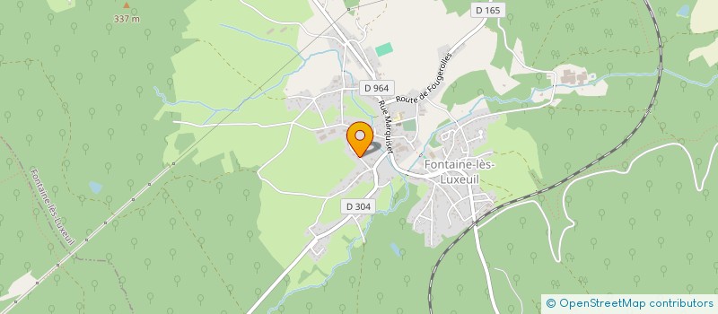 localisation de l'entreprise MONSIEUR COLIN CHARTON  FONTAINE-LES-LUXEUIL