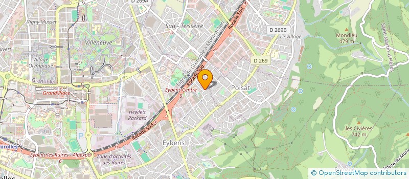 localisation de l'entreprise MONSIEUR COLIN CHEVALLET à EYBENS