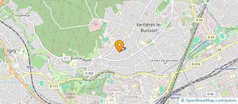 localisation de l'entreprise MONSIEUR COLIN DELACROIX à VERRIERES-LE-BUISSON
