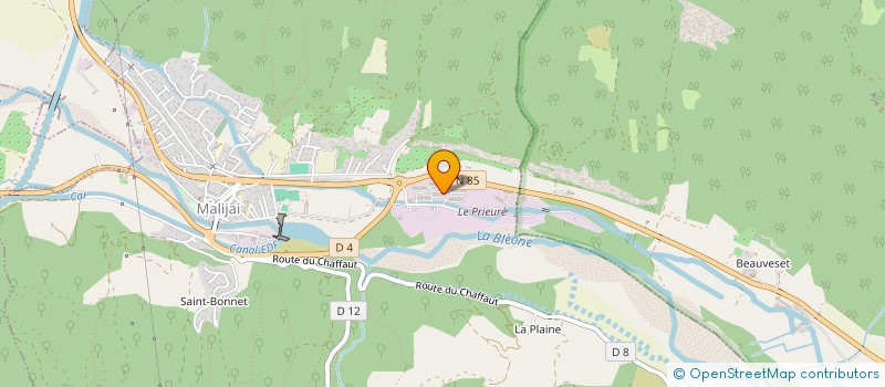 localisation de l'entreprise MONSIEUR COLIN EGEA  MALIJAI