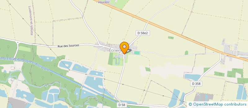 localisation de l'entreprise MONSIEUR COLIN ELSON  ECRIENNES