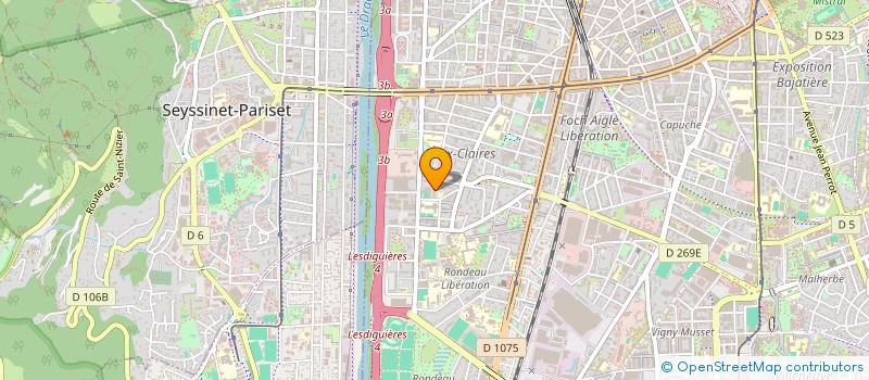 localisation de l'entreprise MONSIEUR COLIN FAUTER à GRENOBLE