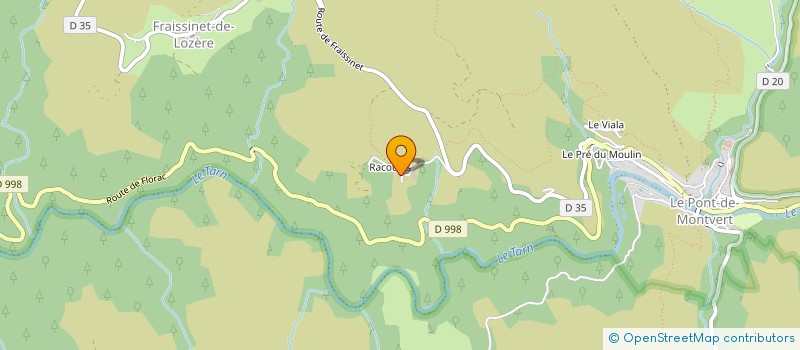 localisation de l'entreprise MONSIEUR COLIN FIGEAT  PONT DE MONTVERT SUD MONT LOZERE