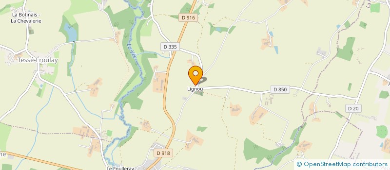 localisation de l'entreprise MONSIEUR COLIN GARRY à RIVES D'ANDAINE