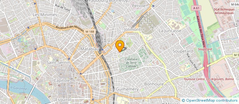 localisation de l'entreprise MONSIEUR COLIN GUIBERT à TOULOUSE