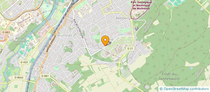 localisation de l'entreprise MONSIEUR COLIN GUTHRIE  MULHOUSE