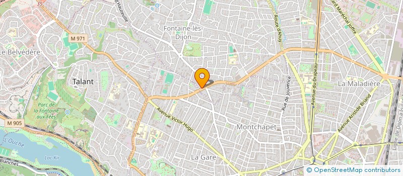 localisation de l'entreprise MONSIEUR COLIN KEAVENEY  FONTAINE-LES-DIJON