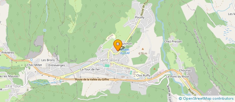 localisation de l'entreprise MONSIEUR COLIN LANGARD  SAINT-JEOIRE