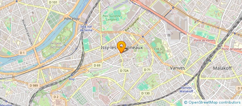 localisation de l'entreprise MONSIEUR COLIN LARCHET à ISSY-LES-MOULINEAUX