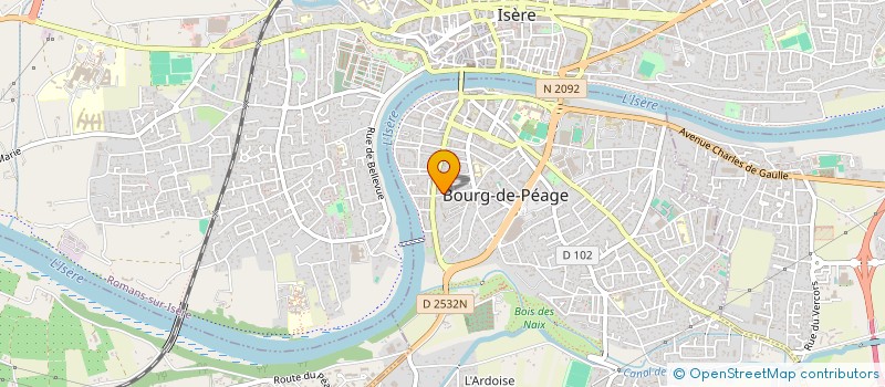 localisation de l'entreprise MONSIEUR COLIN MONJO  BOURG-DE-PEAGE