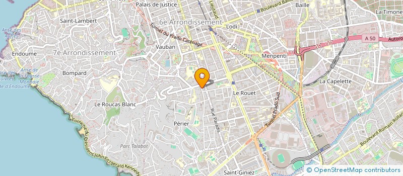 localisation de l'entreprise MONSIEUR COLIN MURATORE à MARSEILLE