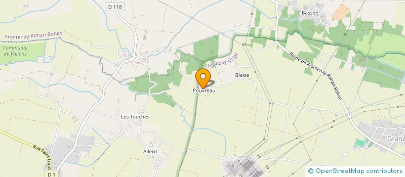 localisation de l'entreprise MONSIEUR COLIN MYERS  GRANZAY-GRIPT