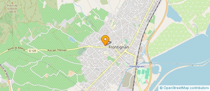 localisation de l'entreprise MONSIEUR COLIN NELLER à FRONTIGNAN