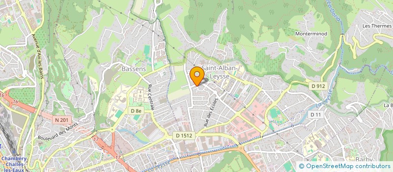 localisation de l'entreprise MONSIEUR COLIN PETRATTO  SAINT-ALBAN-LEYSSE