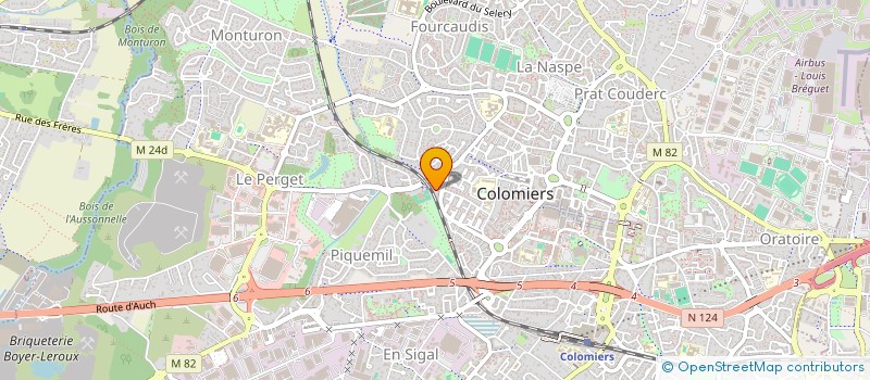 localisation de l'entreprise MONSIEUR COLIN PEYRANNE à COLOMIERS
