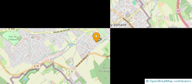 localisation de l'entreprise MONSIEUR COLIN PROVOST à FERNEY-VOLTAIRE