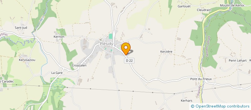 localisation de l'entreprise MONSIEUR COLIN RAVENHILL  PLESIDY