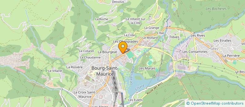 localisation de l'entreprise MONSIEUR COLIN ROBINSON  BOURG-SAINT-MAURICE