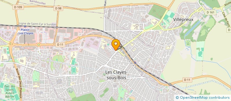 localisation de l'entreprise MONSIEUR COLIN RODRIGUES  LE CHESNAY-ROCQUENCOURT