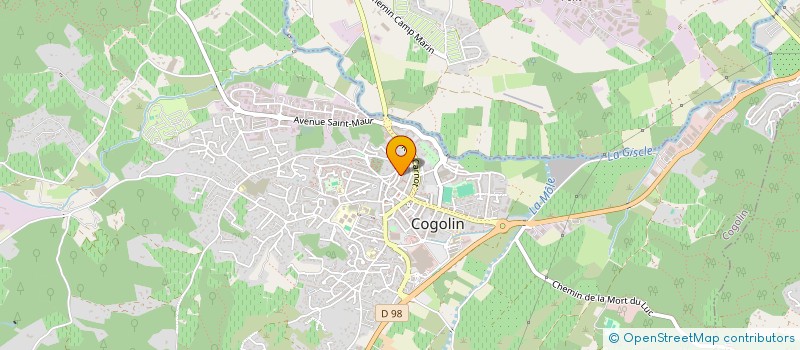localisation de l'entreprise MONSIEUR COLIN ROSS à COGOLIN