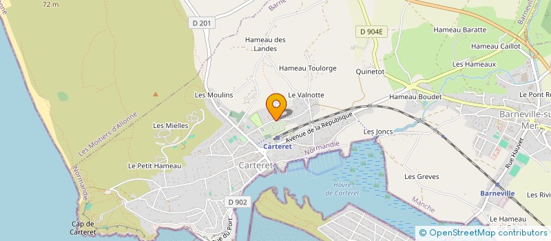 localisation de l'entreprise MONSIEUR COLIN SEATON  BARNEVILLE-CARTERET