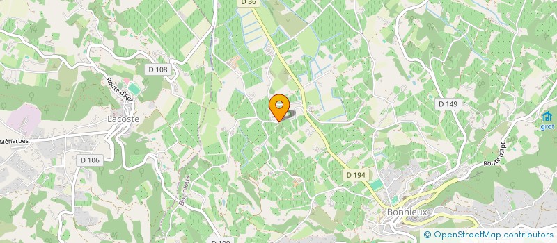 localisation de l'entreprise MONSIEUR COLIN TOTY  BONNIEUX