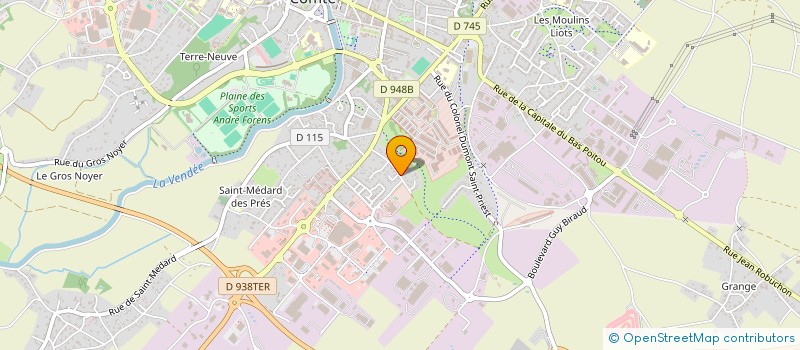 localisation de l'entreprise MONSIEUR COLIN UNDERHAY à FONTENAY-LE-COMTE