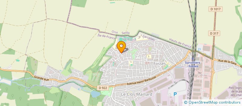 localisation de l'entreprise MONSIEUR COLLEEN JEAN-BAPTISTE  FOSSES