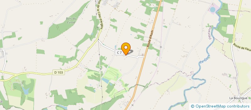 localisation de l'entreprise MONSIEUR COLLIN FORT  FLEURANCE