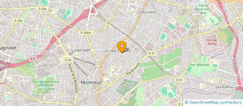 localisation de l'entreprise MONSIEUR COLLIN OBOMALAYAT à MONTREUIL